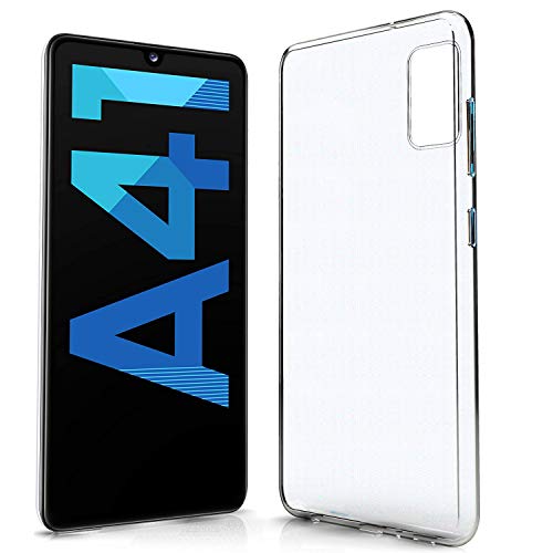 N NEWTOP Custodia Cover Compatibile con Samsung Galaxy A41, Morbido TPU CLEAR Gel Silicone Anti Graffio Trasparente Slim Sottile Flessibile Case Posteriore Proteggi