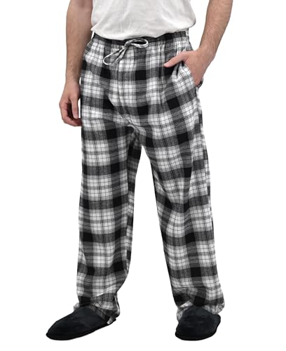 Image of Andrew Scott Men's Flannel Drawstring Pajama Pants | Plush Flannel Fleece | Pockets | Drawstring