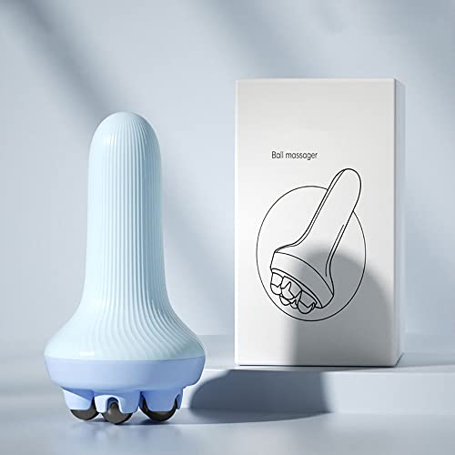 Trifecta Muscle Roller, Trigger Point Muscle Roller for Calves, Leg, Arms, Foam Roller Deep Massage Tool for Relieve Muscle Soreness, Stiffness and Tight Muscles(Blue)