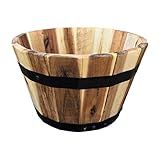 AVERA Products AWP304115 Round Barrel Planter, 11.5' x 7'