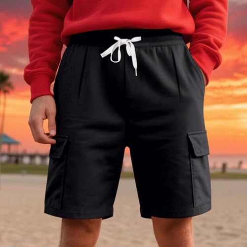 Image of Men's Hiking Shorts Tactical Quick Dry Work Cargo Shorts Summer Knee Length Pants Summer Fashion Casual Clothes