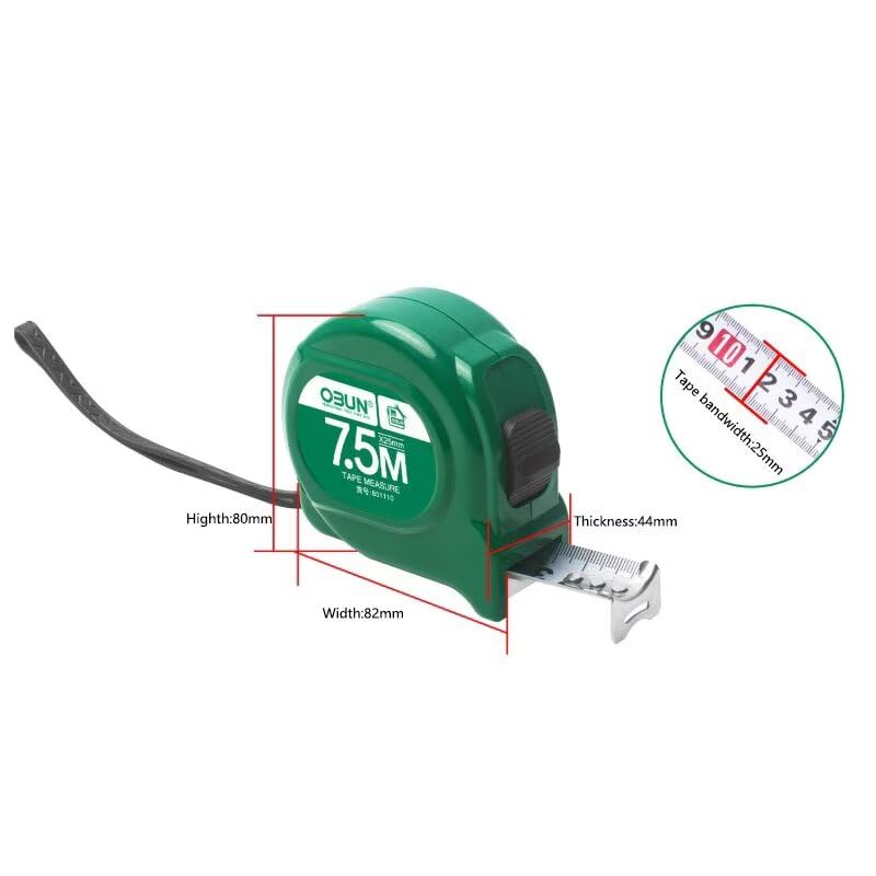Cinta métrica de acero 7.5 m Jyving miniatura 2