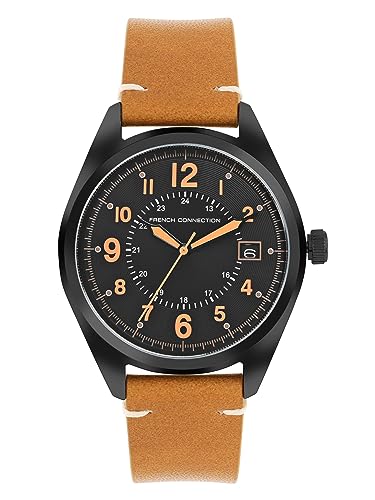 French Connection Spring-Summer 2023 Analog Black Dial Mens Watch-FCP39TL (B0C6GX2HSJ) Amazon Price History, Amazon Price Tracker