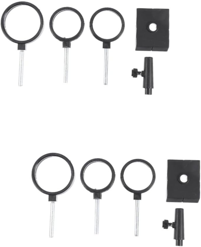 Alipis 2sets Professional Concave and Convex Optical Lens for Physics Education Teaching Equipment for Demonstrating Light Properties for Classroom Experiments