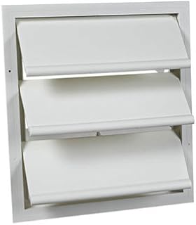 Air Vent 54703 Auto WHT Gable Shutter