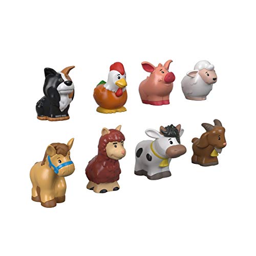 Fisher-Price Little People Toddler Toys Farm Animal Friends 8-Piece Figure Set For Pretend Play Ages 1+ Years - Image 3