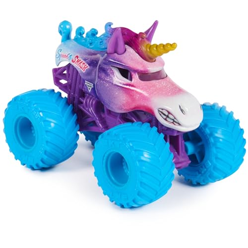 image for Monster Jam, Official Sparkle Smash Monster Truck, Die-Cast Vehicle, 1