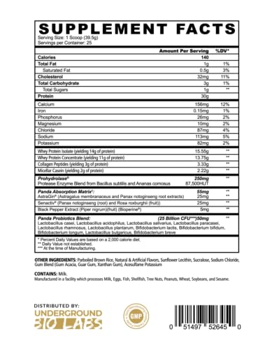 Image of Underground Bio Labs Panda Fuel Protein, 2.5 lb, Marshmallow Crisp