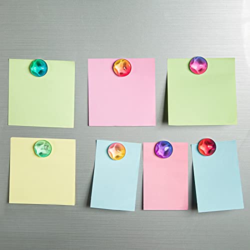 Staruby 25 Color Fridge Magnets Gradient Refrigerator Magnets Cool Decorative Magnets Office Kitchen Magnets Glass Magnets Fridge Locker Magnets For Whiteboard,Dia 2 Cm #TOP5