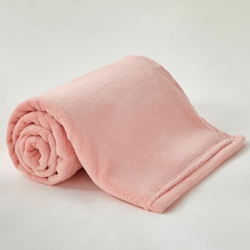 Image of BEDELITE Baby Blankets for Boys and Girls 30 inch x 40 inch, Soft Cozy Fuzzy Fleece Blanket for Kids Infant Newborn, Warm and Breathable Toddler Blanket for Crib Stroller Bed Travel, Pink
