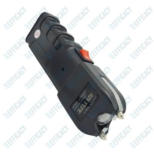 Image of Efficacy 928 Type Rechargeable LED Torch - Compact Flashlight with Carry Pouch & Charging Cable