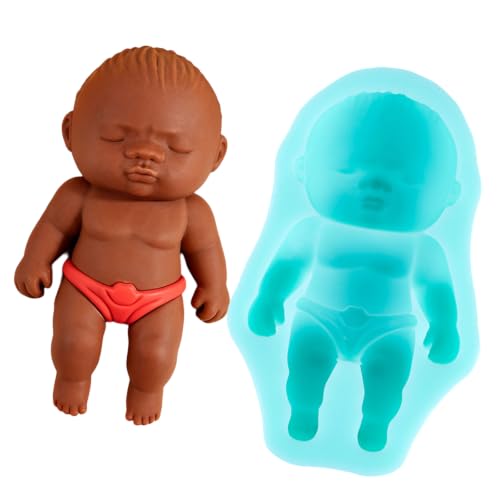 Molde de silicona de bebé para chocolate, jabón y resina 5