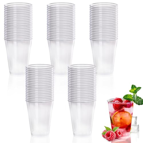 Gucass 100x Plastikbecher 0.2L Mehrwegbecher