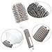 Round Brush Set for Blow Drying Curling, Professional Ceramic Ion Thermal Barrel Brush Leaves Hair Shiny Heat Styling Brush 5 Different Sizes Works Very Well with The Blow Dryer