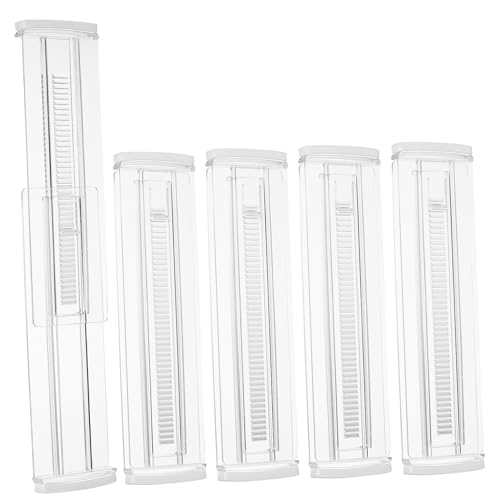 IMIKEYA 6 Piezas particiones de plastico vestidor cajón divisores de cajones ajustables Organizador de cajones ajustable divisor de cajones separador de cajones extensible el plastico
