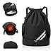 Adfuenom Turnbeutel für Jungen Damen Herren Kinder Sporttasche Sportrucksack Sportbeutel mit Kordelzug Schuhfach,Schwimmrucksack Basketball Tasche Rucksack Sport Fussballtasche Wasserdicht Gym Bag