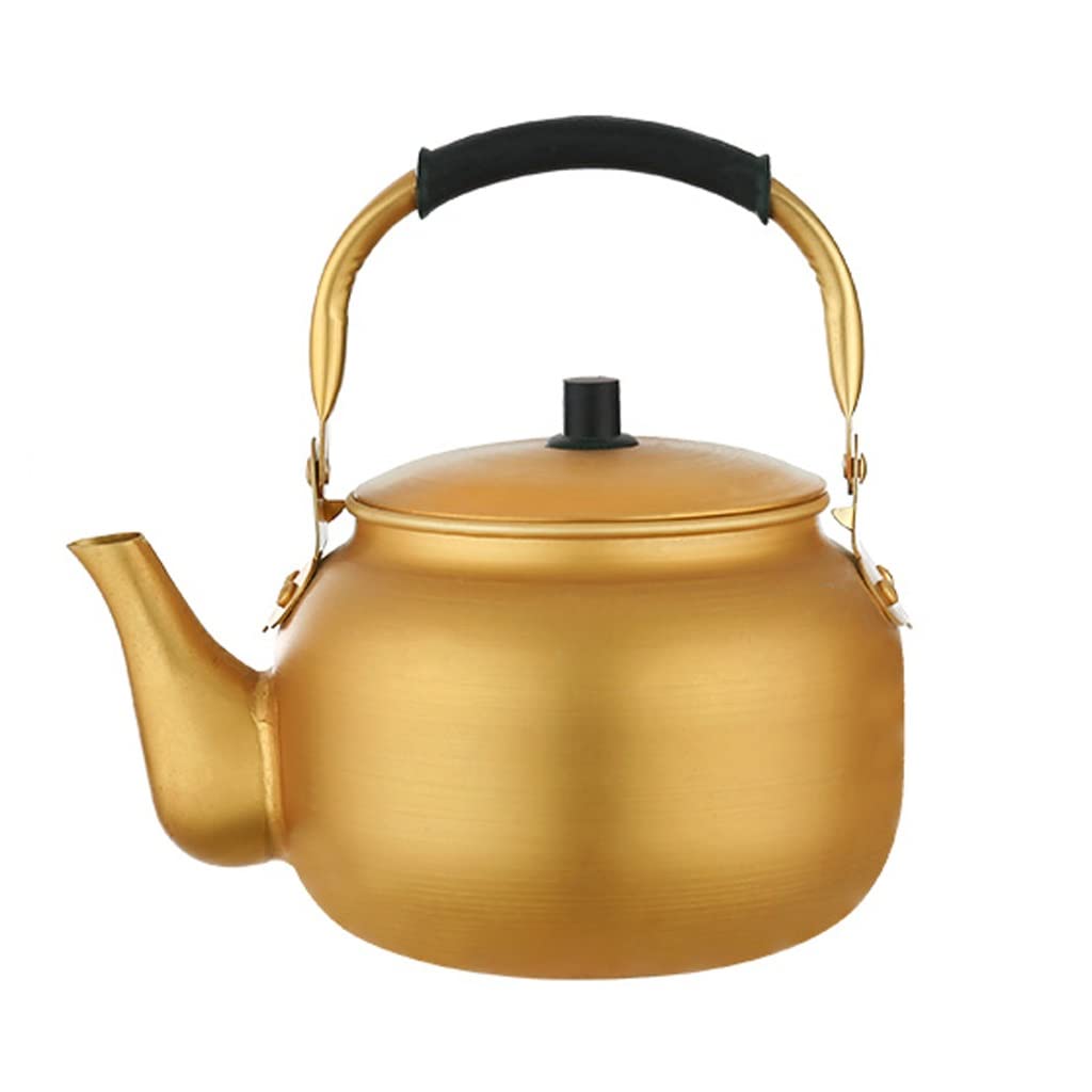 SSDDLZEQ Yellow Aluminum Kettle Aluminum Kettle Aluminum Teapot(10L)