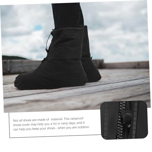 Cubrecalzado impermeable para lluvia para mujer de Abaodam, cubrebotas cómodos para actividades al aire libre miniatura 6