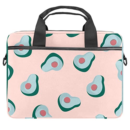 Bolso bandolera para laptop de 14 pulgadas con diseño multicolor de pájaros y naturaleza