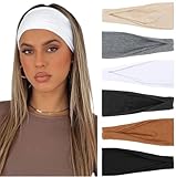 AKTVSHOW Headbands for Women Non-Slip Head Band for Women’s Hair Wide Thick Sweat Hair Bands, Trendy Hair Accessories for Women's Yoga, Workout, and Fashion