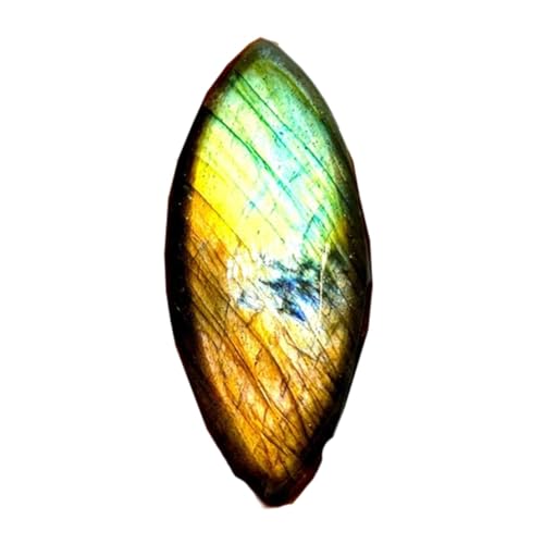 Labradorite cabochon 41x18mm pour réparer ou monter un pendentif fait main