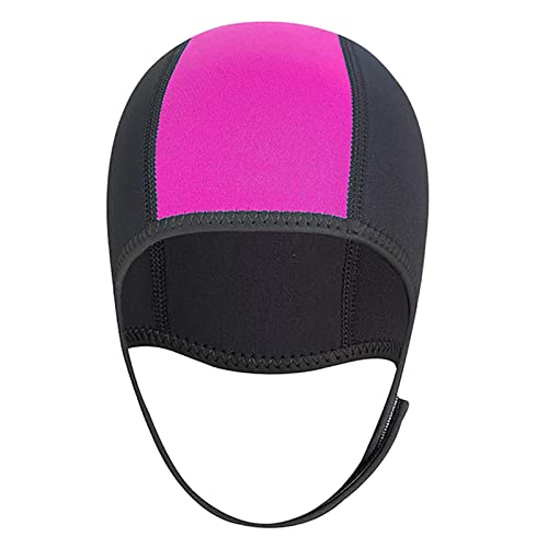 DYNWAVE Snorkeling Head Cover for Water Sports - Black and Red