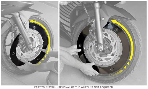 Image of PRO-DISC Wheels Cover for Bajaj Pulsar (Black)