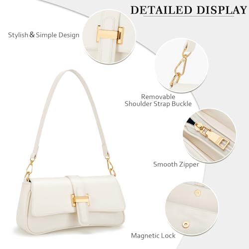 Image of KKXIU Shoulder Bag for Women Small Hobo Handbag Mini Retro Clutch Purses