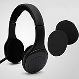 Auriculares Reemplazo Orejeras de Espuma Suave Almohadillas para Auriculares Logitech H800 Almohadilla de Recambio Universal para el Oído de 95 mm.