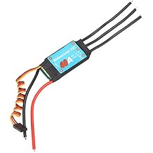 Dilwe RC Brushless ESC Electronic Speed Controller One Way Control, Ships, Underwater Propellers Accessory40A