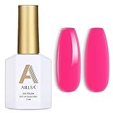 【 SUMMER PARTY COLOR 】This is AILLSA's selection of the most popular pink color of the moment, a gel nail polish created especially for fashionable women. The hot pink gel polish is not only perfect for the party atmosphere, but also has high shine a...