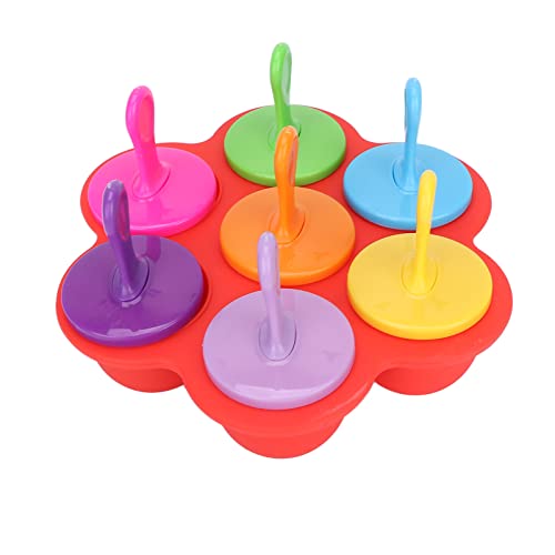 Bandeja de hielo de silicona roja para masaje facial miniatura 4