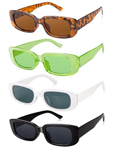 【Ampia Applicazione】Questi occhiali da sole moda sono una buona idea per feste e attività all'aperto, come feste, cabine fotografiche, rave, disco rock, shopping, viaggi, guida e abbigliamento quotidiano tutto l'anno.