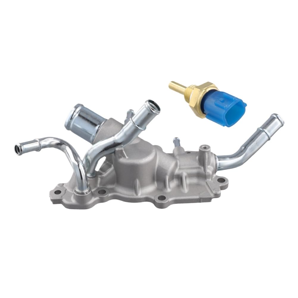 Engine Coolant Thermostat Housing Compatible With Sentra 2.0L Versa 1.8L Replacement For 11060-ET00A 11060-ET000 11060-ET