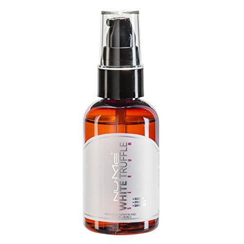 NuMe White Truffle Anti-Frizz Hair Serum with Argan Oil and Vitamin E - Parabens Free, 2oz (59ml)