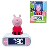 6 SONS ET 6 SONNERIES INSPIRÉS DE PEPPA PIG - Choisissez parmi 6 sonneries et 6 sons inspirés par Peppa Pig. Ajustez le volume et choisissez votre mélodie préférée pour des matins joyeux.