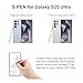 Galaxy S25 Ultra S Pen Replacement for Galaxy S25 Ultra Stylus Pen, All Versions, Samsung Touch Stylus Pen with 5xTips/Nibs, Light Silver