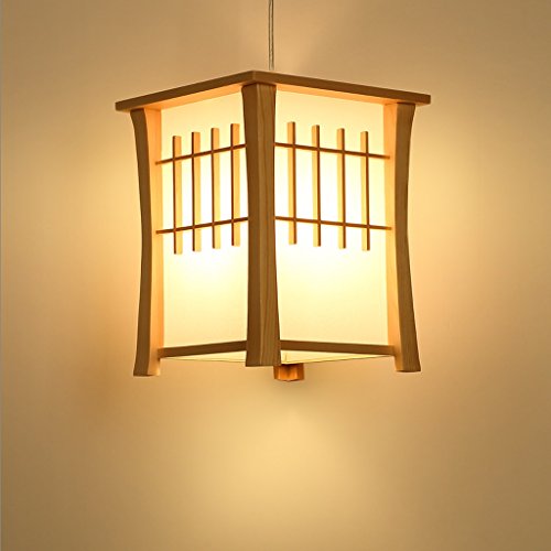 Lustres plafonniers suspensions en bois et lampe de bar suspendue créative