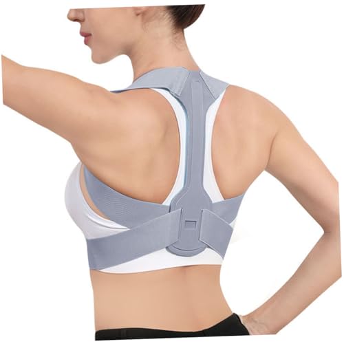 BUTIFULSIC 1pc Back Shoulder Belt Men Belt Brace Humpback Support Belt Adjustable Posture Invisible Belt Mens Girdle Belts for Belt Belts for Men Mens Belts Grey
