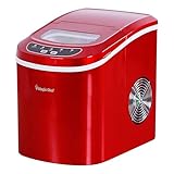 Magic Chef MCIM22R 27-Lb. Portable Red Countertop Ice Maker