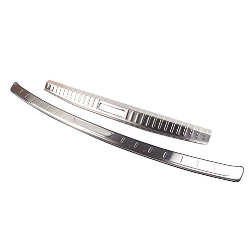 Arrière Intérieur Extérieur en Acier Inoxydable de Seuil de Pare-chocs Plaque de Couverture 2 pièces pour 3008 GT 2016-2021 Accessoire Auto Cover