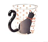 Ungiftig und sicher. Inzopo Nette Creative Cat Kitty Glas Tasse Tee Milch Kaffee Becher #2