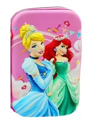 Royal Turtle Stylish 3D Barbie Princess Frozen Pencil Box | Large Capacity EVA Hardtop Jumbo Case | Embossed Travel Pouch Bag Makeup Organizer Kit (Random Color & Design-01 Unit) (B0CJYF6L5G) Amazon Price History, Amazon Price Tracker
