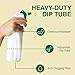 Heluva Green Spray Bottle Nozzle Replacement, Bottle Tops Only - Sprayer Nozzle Triggers for Heavy Duty, Commercial, Home Cleaning Solutions - Fits 8,16,24,32 oz Plastic & Glass Bottles, Green 24 pack