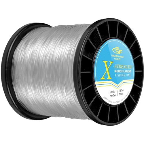 Image of SF Monofilament Fishing Line Premium Spool X-Strong Mono Nylon Material Leader Line for Saltwater Freshwater 8 /10 /12 /15 /20 /25 /30 /40 /50 /60 /80 /100LB