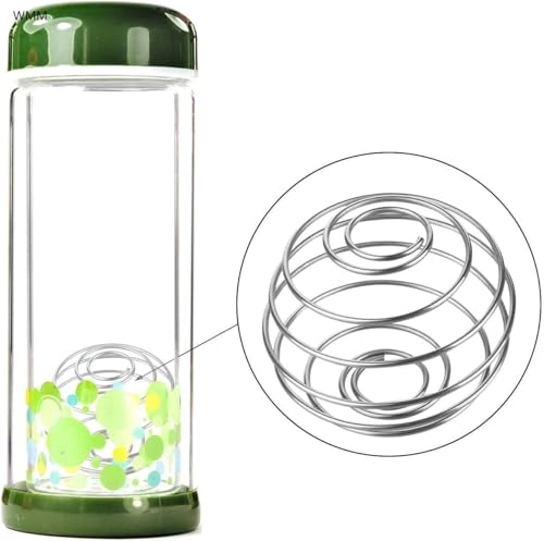 4 Pcs 2.1-Inch Large Size Shaker Balls for Protein Shakes,Milkshake and Salad Dressing,304 Stainless Steel Shaker Ball