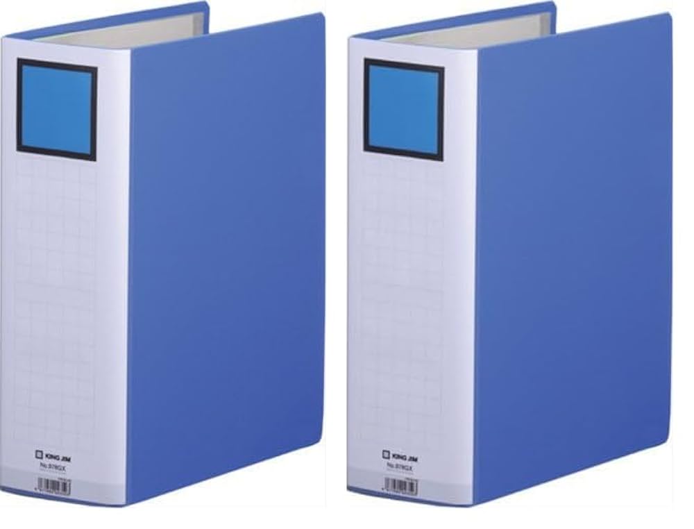 あ〜きゃん♬さん専用　2口 Amazon.co.jp: キングジム キングファイルGA4S青 978GXアオ (× 2