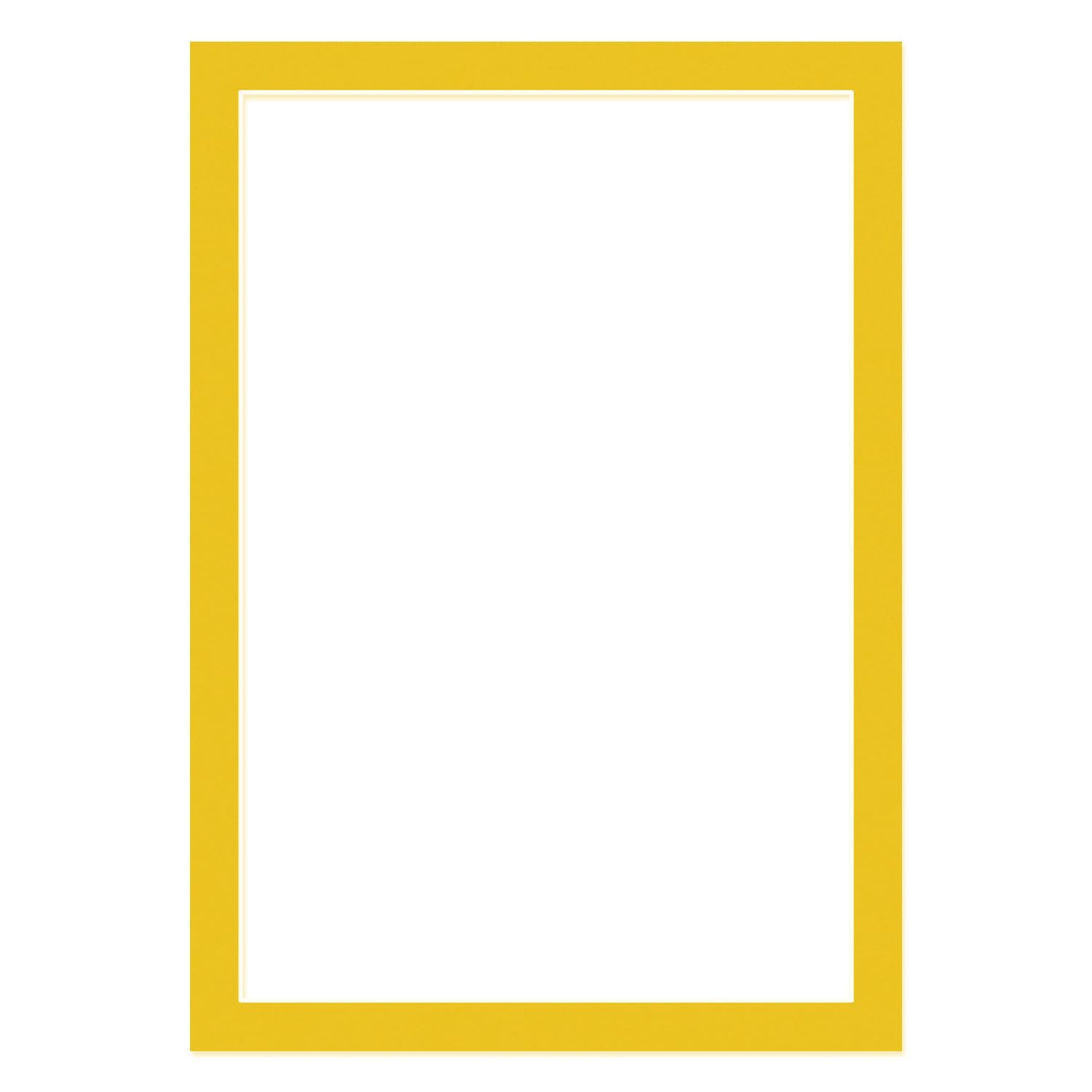 Alison Kingsgate 100x70cm Bright Yellow Picture Mount for 90x60cm Aperture — image 1