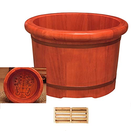Barril de Madera para Masaje de Pies 26 cm