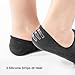 IDEGG No Show Socks Womens and Men Low Cut Ankle Short Anti-slid Athletic Running Novelty Casual Invisible Liner Socks (US, Numeric, 5, 8.5, Regular, Regular, 12, 12 Black)